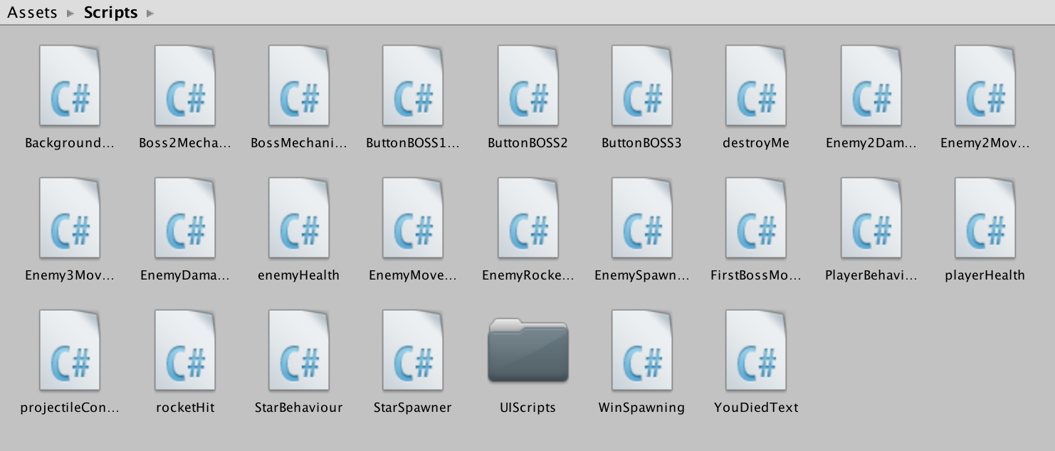 Unity scripts