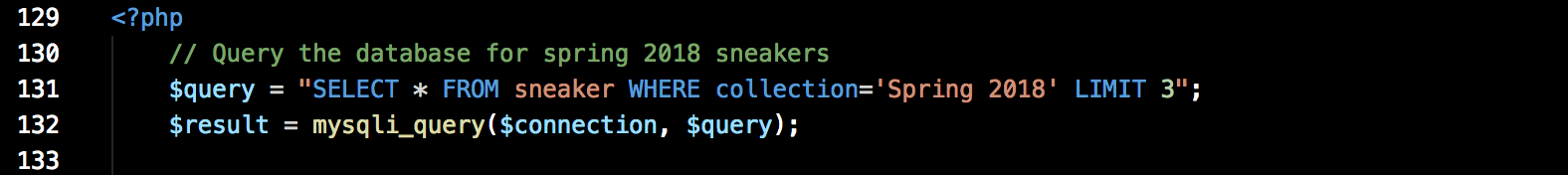 Query example